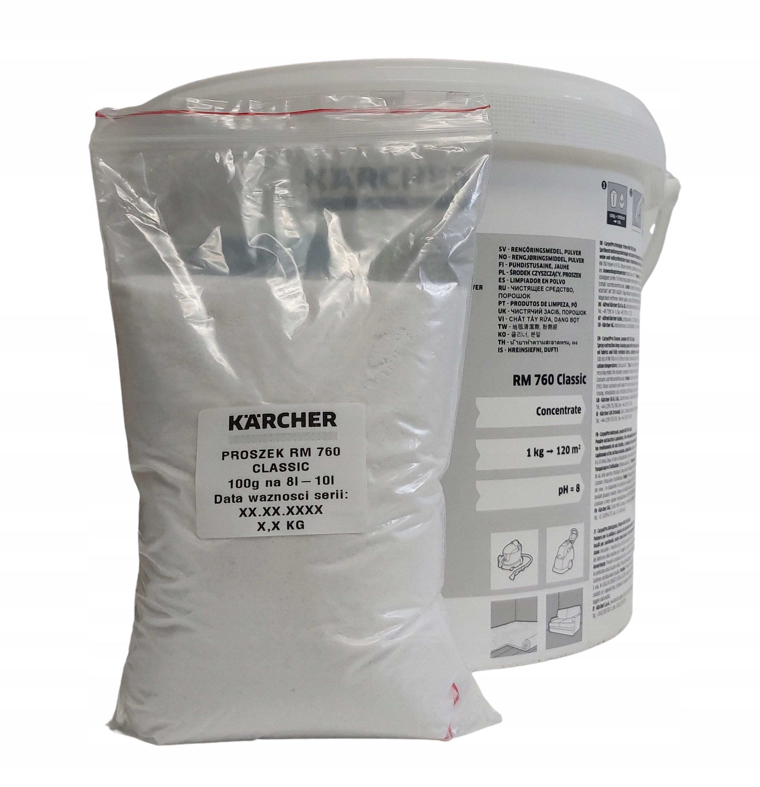 Kärcher prací prášok 0,8 kg 0,8 l 1 ks.